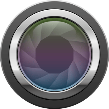 Camera lens clipart design illustration png