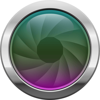 Camera lens clipart design illustration png
