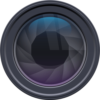 Camera lens clipart design illustration png