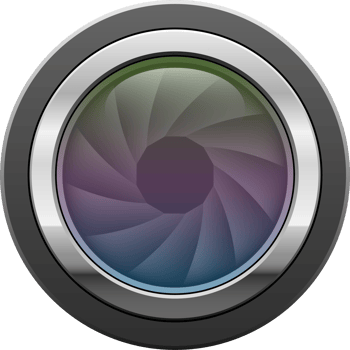 Camera lens clipart design illustration png