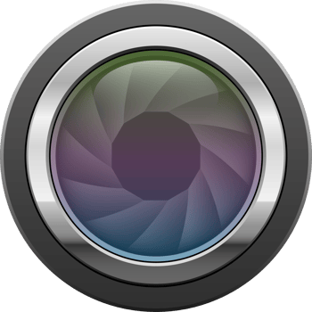 Camera lens clipart design illustration png