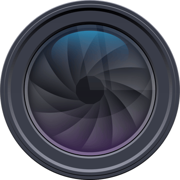 Camera lens clipart design illustration png