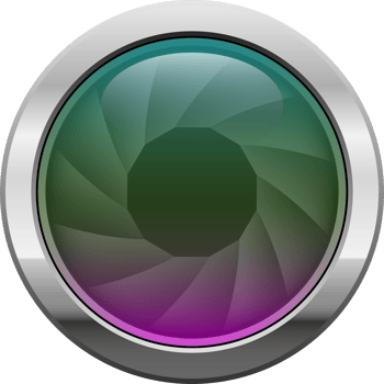 Camera lens clipart design illustration png