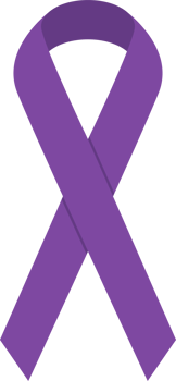 Cancer ribbon awareness clipart design illustration png