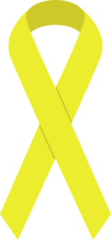 Cancer ribbon awareness clipart design illustration png