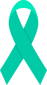 Cancer ribbon awareness clipart design illustration png