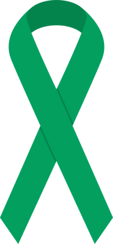 Cancer ribbon awareness clipart design illustration png