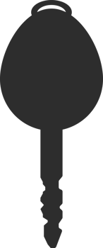 Car key clipart design illustration png