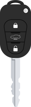 Car key clipart design illustration png
