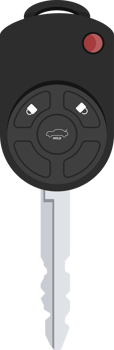 Car key clipart design illustration png
