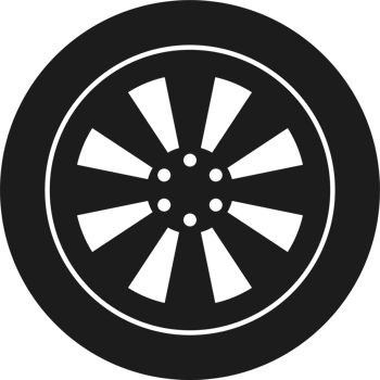 Car tyre clipart design illustration png
