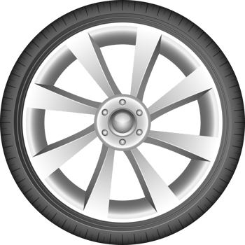 Car tyre clipart design illustration png