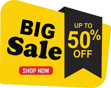 Big Sale Special Discount offer Vector design. Black Friday discount coupons Sales off offer poster banner labels stickers for marketing and advertising. Holiday Seasonal shopping template tag.