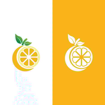 Orange logo design vector