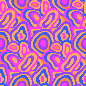 Abstract Bright Vector Seamless Pattern