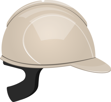 Protection helmet for construction clipart design illustration png