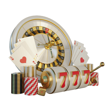 Isolated Casino Composition for design element png