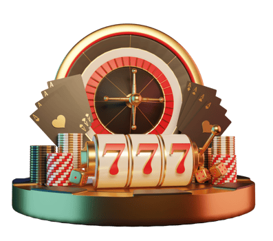 Isolated Casino Composition for design element png