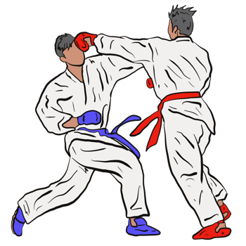 karate illustration png