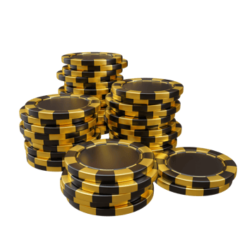 Casino Chip Composition 3D Design Elements png