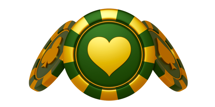 Casino Chip Composition 3D Design Elements png