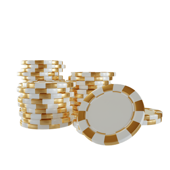 Casino Chip Composition 3D Design Elements png