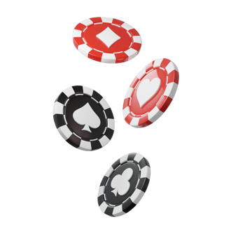 Casino Chip Composition 3D Design Elements png