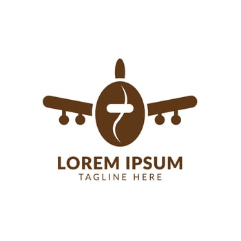 Coffee Trip logo design template,creative coffee logo design inspiration,Fly Coffee Logo Template, Icon, Symbol vector
