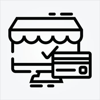 Isolated Ecommerce Theme Line Icons EPS 10 Free Vector Graphic