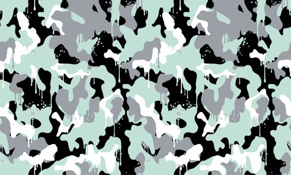 Texture military camouflage seamless Vector illustration pattern background
