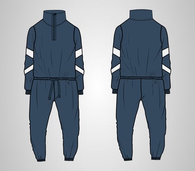 Nightwear dress design Technical fashion flat sketch vector illustration template front and back views.