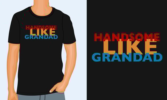 Typography t shirt design ready to print vector