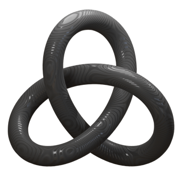 3d rendering knot icon isolated png