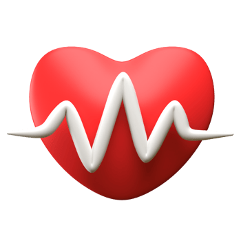 Heart Rate 3d Illustration png