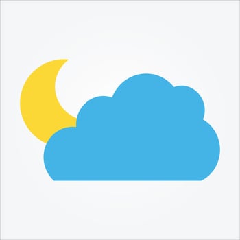 Isolated Weather Icons EPS 10 Free Vector Graphic