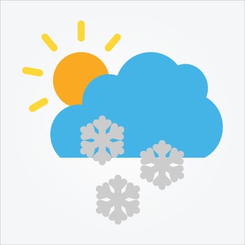 Isolated Weather Icons EPS 10 Free Vector Graphic