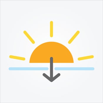 Isolated Weather Icons EPS 10 Free Vector Graphic
