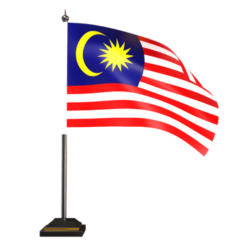 Malaysian Flag 3d Illustration png