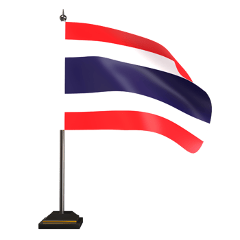 Thailand Flag 3d Illustration png
