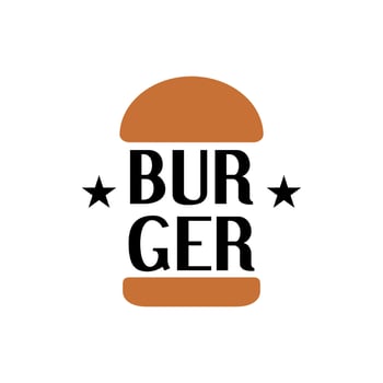 illustration of a burger. good for burger restaurant or any business related to burger. vector