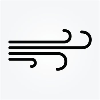 Isolated Weather Line Icons EPS 10 Free Vector Graphic