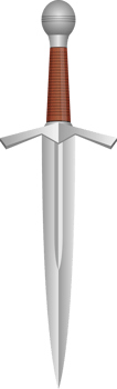 Realistic dagger clipart design illustration png