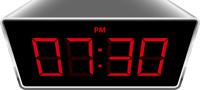 Digital clock clipart design illustration png