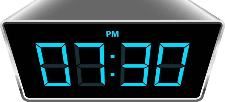 Digital clock clipart design illustration png