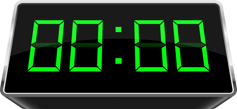 Digital clock clipart design illustration png