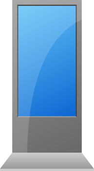 Digital kiosk clipart design illustration png