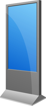 Digital kiosk clipart design illustration png