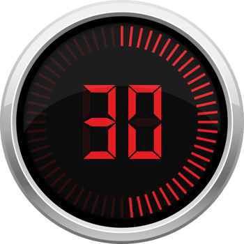 Digital timer clipart design illustration png