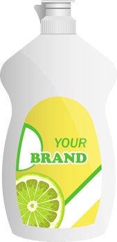 Diswashing liquid bottle clipart design illustration png