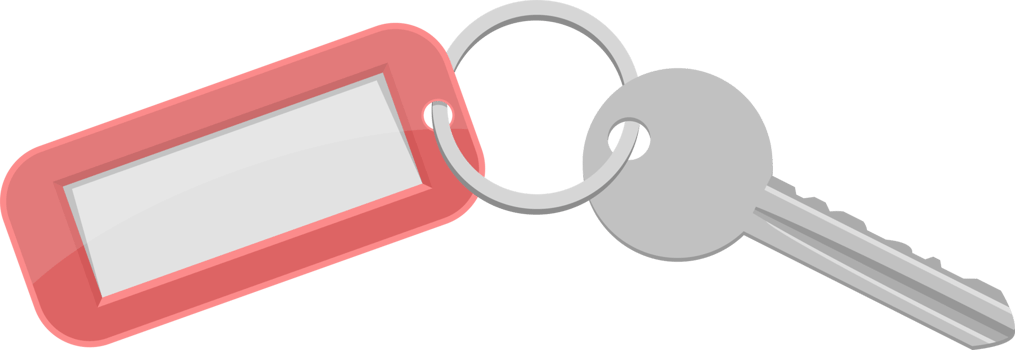 Door key clipart design illustration png